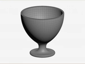 Ice Cream Glass 3D Model