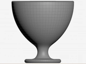Ice Cream Glass 3D Model