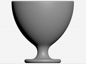 Ice Cream Glass 3D 模型