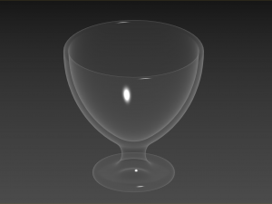 Ice Cream Glass 3D 模型