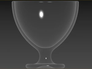 Ice Cream Glass 3D Model