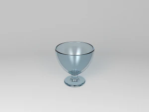 Ice Cream Glass 3D Model