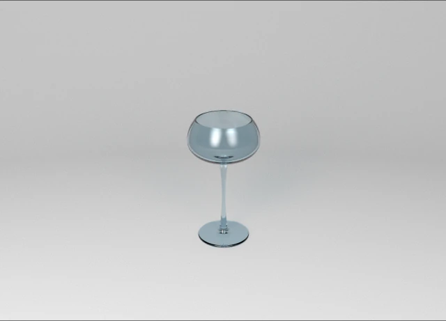 Verre &agrave; vin blanc Modèle 3D .c4d .max .obj .3ds .fbx .stl .blend 