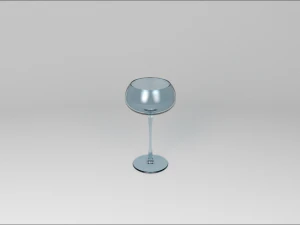 Witte wijnglas 3D Model