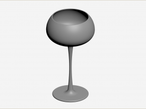 White Wine Glass Modelo 3D