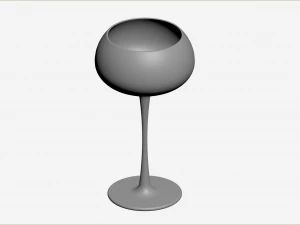 Verre &agrave; vin blanc Modèle 3D