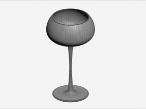 White Wine Glass Modelo 3D