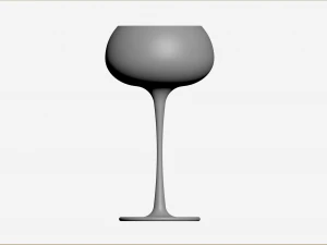 Verre &agrave; vin blanc Modèle 3D