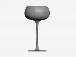 Verre &agrave; vin blanc Modèle 3D