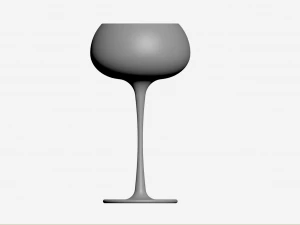 Verre &agrave; vin blanc Modèle 3D