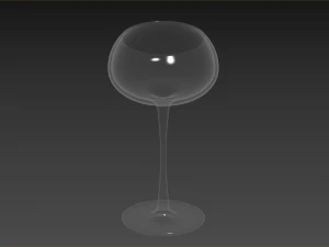 Verre &agrave; vin blanc Modèle 3D