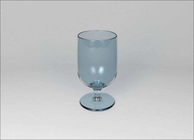 Water Glass 3D Model .c4d .max .obj .3ds .fbx .stl .blend 