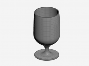 Water Glass 3D Model