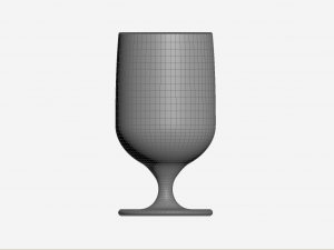Water Glass 3D Model