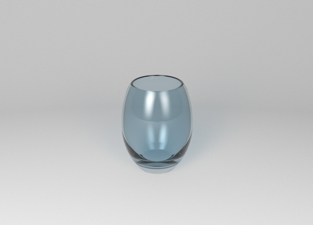 Tumbler Glass 3D Model .c4d .max .obj .3ds .fbx .stl .blend 