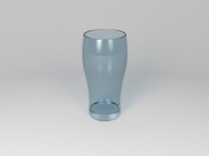 The Hefeweizen Glass 3D Model