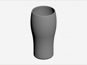 The Hefeweizen Glass 3D Model