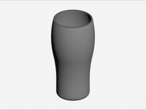 The Hefeweizen Glass 3D Model