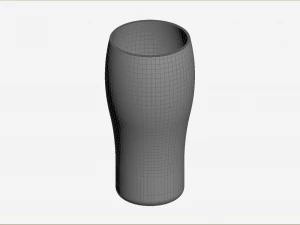 The Hefeweizen Glass 3D Model