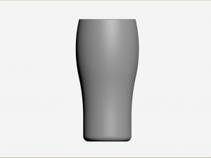 The Hefeweizen Glass 3D Model