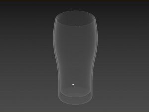 The Hefeweizen Glass 3D Model