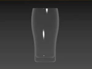 The Hefeweizen Glass 3D Model