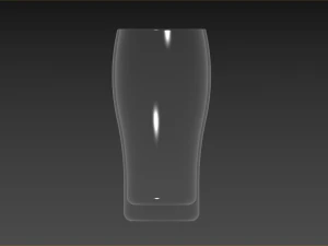 The Hefeweizen Glass 3D Model
