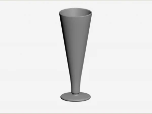 Vidrio Pilsner Modelo 3D
