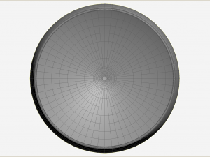 Saucer Champagne Glass 3D Model