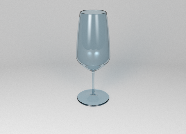 Flute Classic Champagne Glass Model 3D .c4d .max .obj .3ds .fbx .stl .blend 
