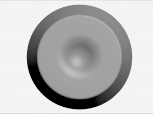 Trumpet Champagne Glass 3D-Modell