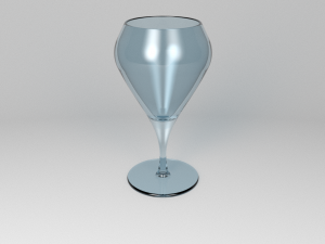 Tulip Champagne Glass Modelo 3D