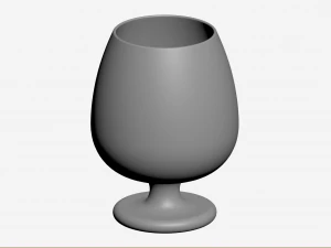 Cognac Glass 3D Model