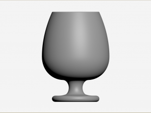Cognac Glass 3D Model