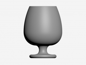 Cognac Glass 3D Model
