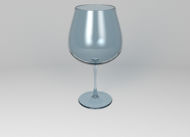 Burgundy Glass 3D Model .c4d .max .obj .3ds .fbx .stl .blend 