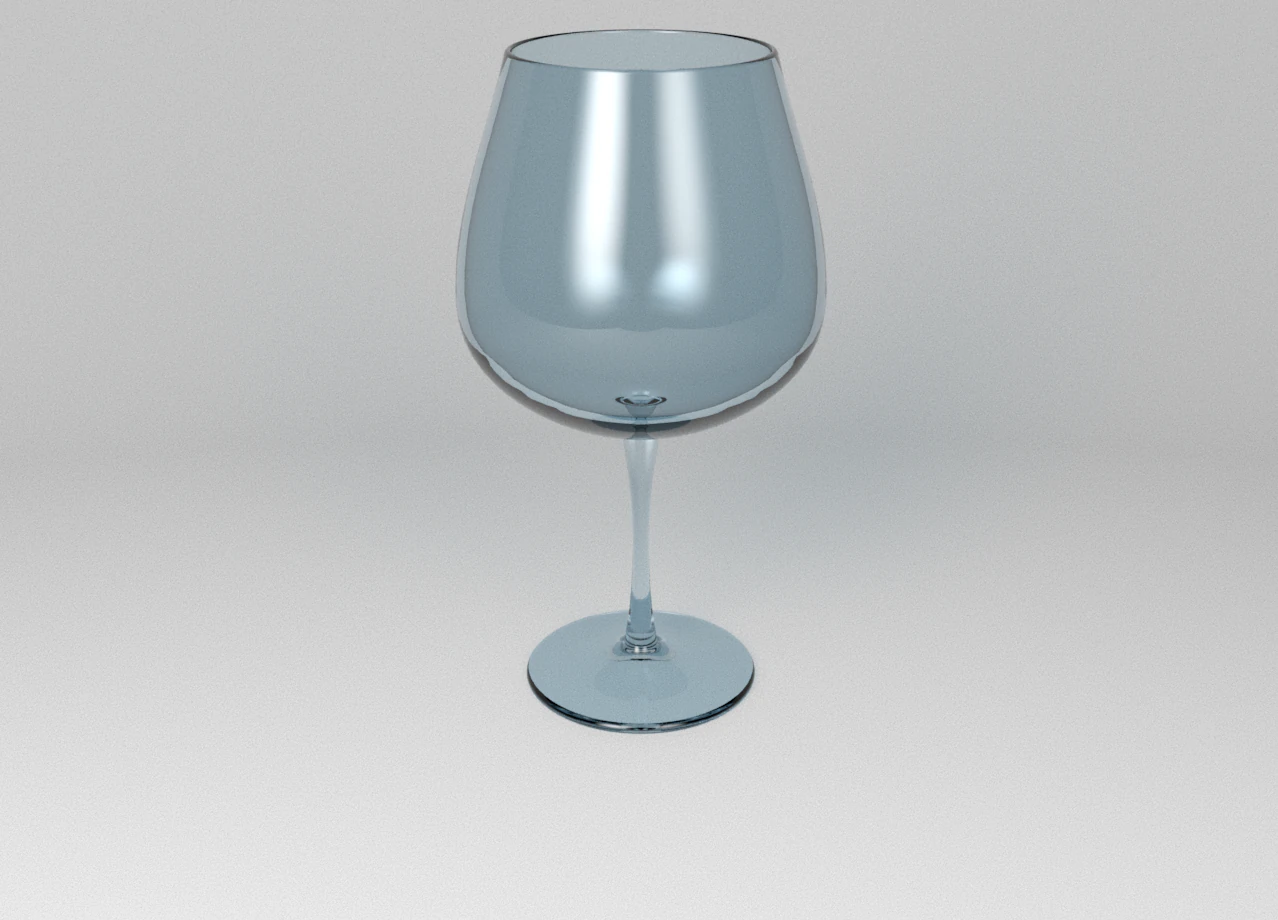 Burgundy Glass 3D Model .c4d .max .obj .3ds .fbx .stl .blend