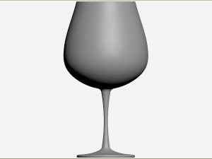 Burgundy Glass 3D Model