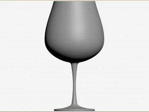 Burgundy Glass 3D Model