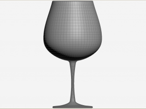 Burgundy Glass 3D Model