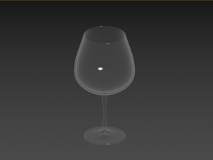Burgundy Glass 3D Model