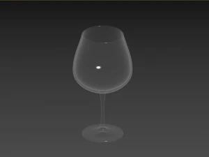 Burgundy Glass 3D Model
