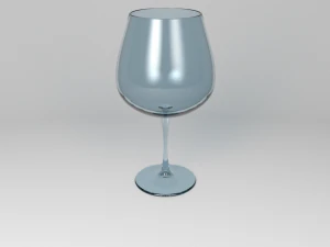 Burgundy Glass 3D Model