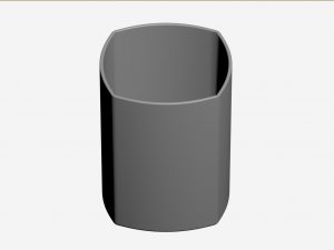 Old Fashioned Glass square 3D Модель