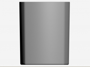 Old Fashioned Glass square 3D Модель