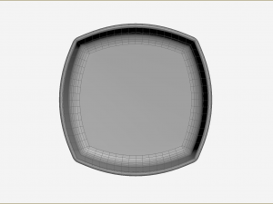 Old Fashioned Glass square 3D Модель