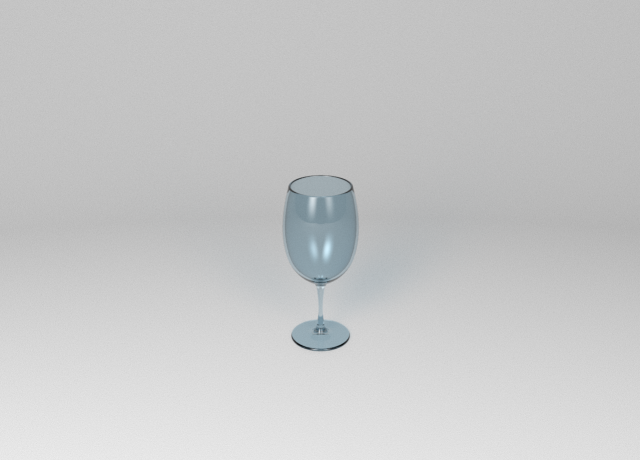 Bordeaux Glass 3D Модель .c4d .max .obj .3ds .fbx .stl .blend 