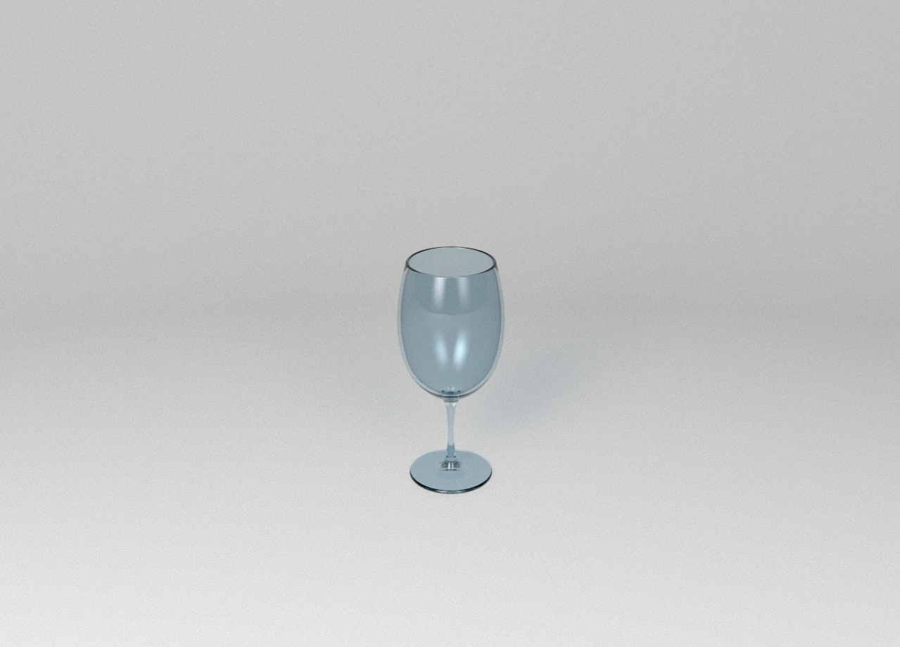Bordeaux Glass 3D Model .c4d .max .obj .3ds .fbx .stl .blend 