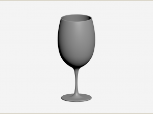 Bordeaux Glass 3D Модель