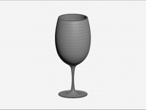 Bordeaux Glass 3D Модель